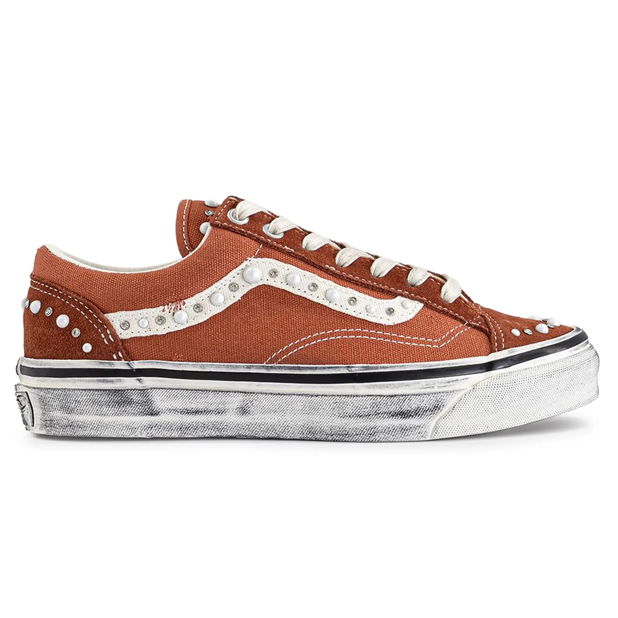Side View of Vans Pearlised Rust Bronze Old Skool 36LX VN000E8VFSB